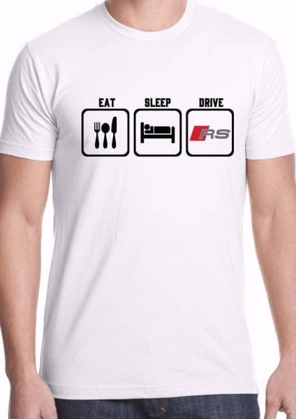 Audi T Shirt Spis/Sov/Kør