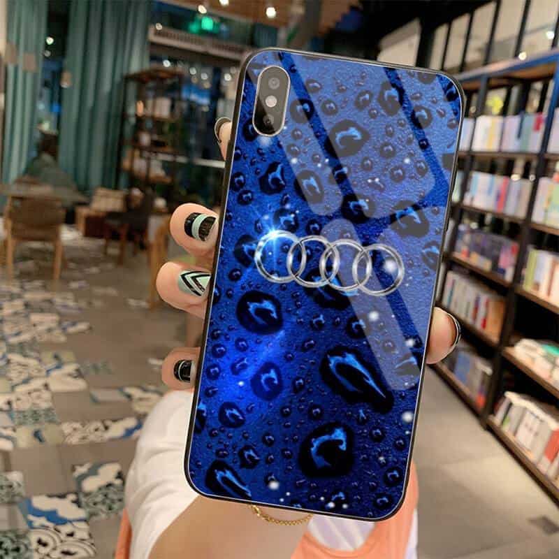 Audi Telefon Cover Blue Water