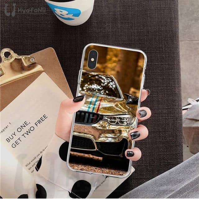 Bmw Telefon Cover Guld