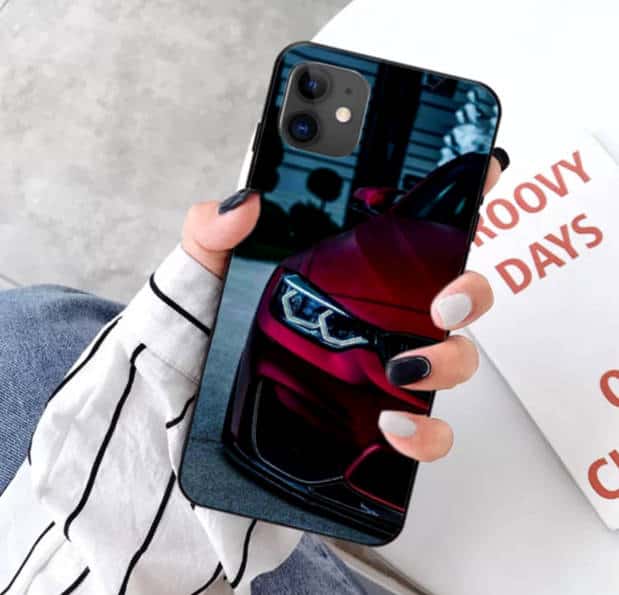Bmw Telefon Cover M4 Blodrød