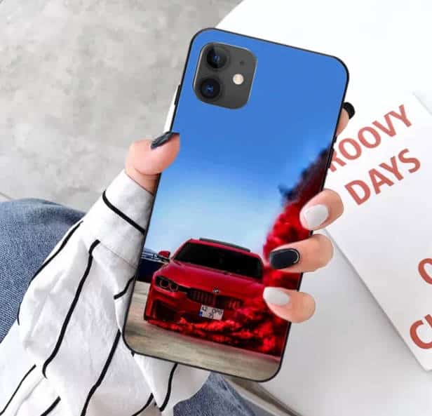 Bmw Telefon Cover Rød På Rød