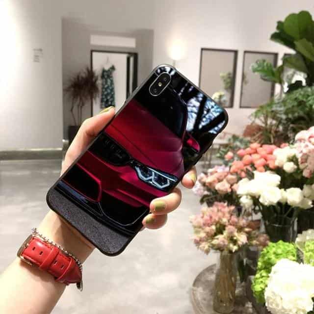 Bmw Telefon Cover Red Sport