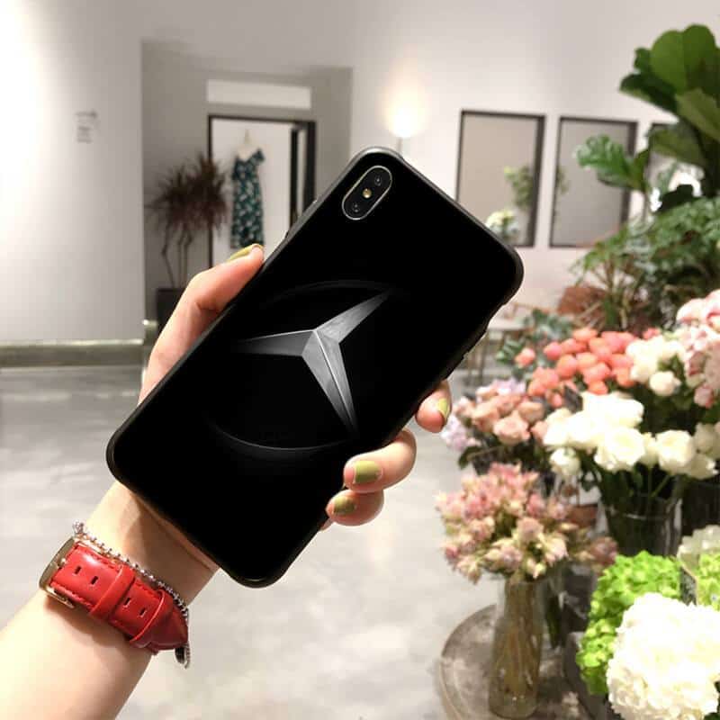 Mercedes Telefon Cover Big Logo