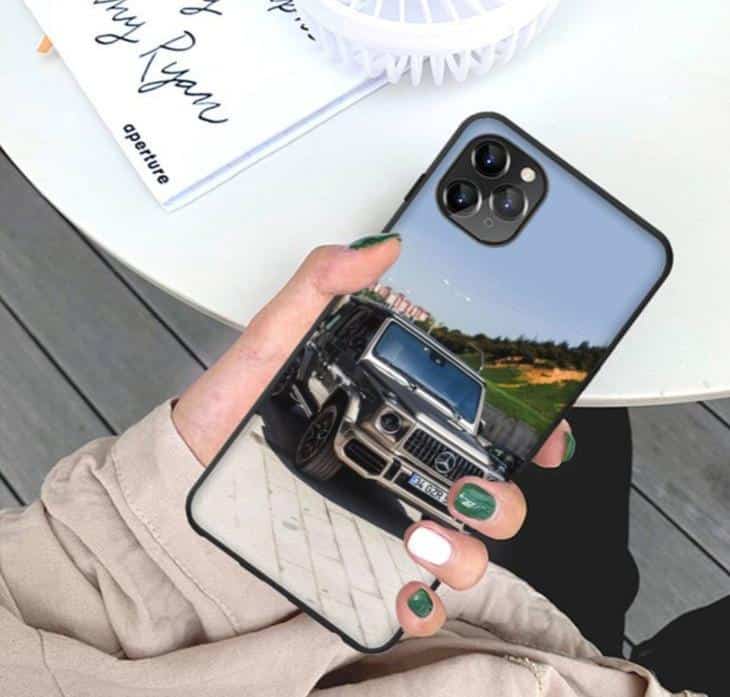 Mercedes Telefon Cover G-Klasse Metallic