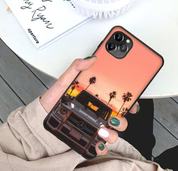 Mercedes Telefon Cover G63 Amg Golden Hour