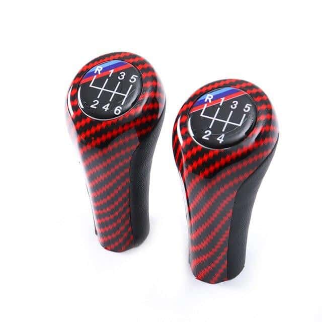 Gearknop Bmw Rød/Sort M Farve 5 Gear