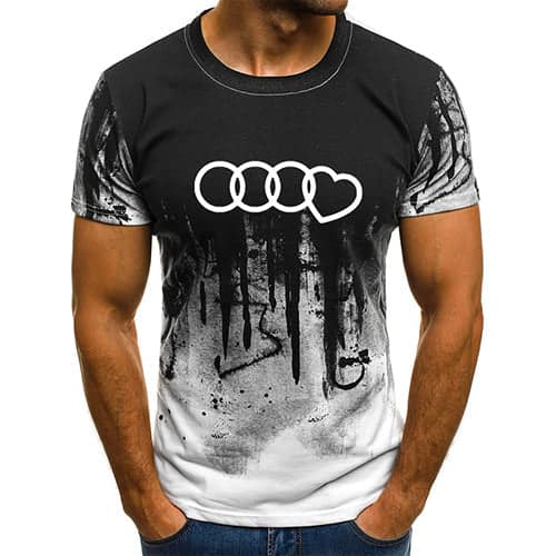 Audi T Shirt Kærlighed Bi-Ton