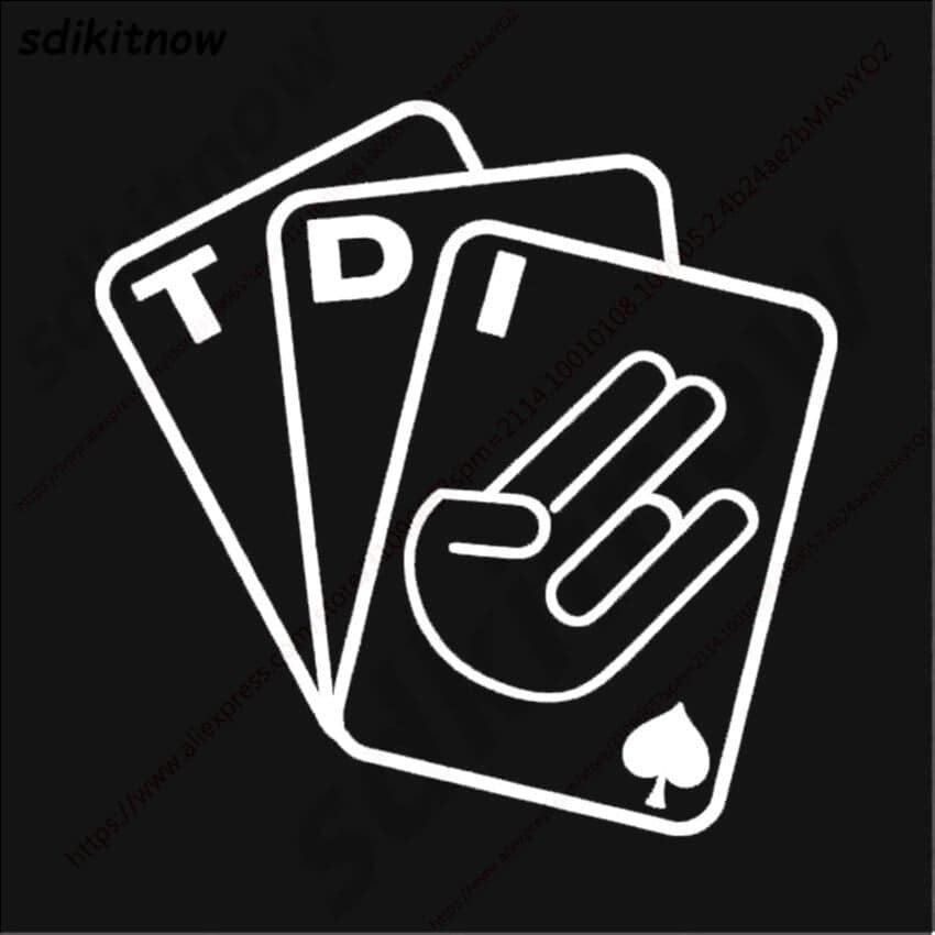 Vw Klistermærker Poker Tdi