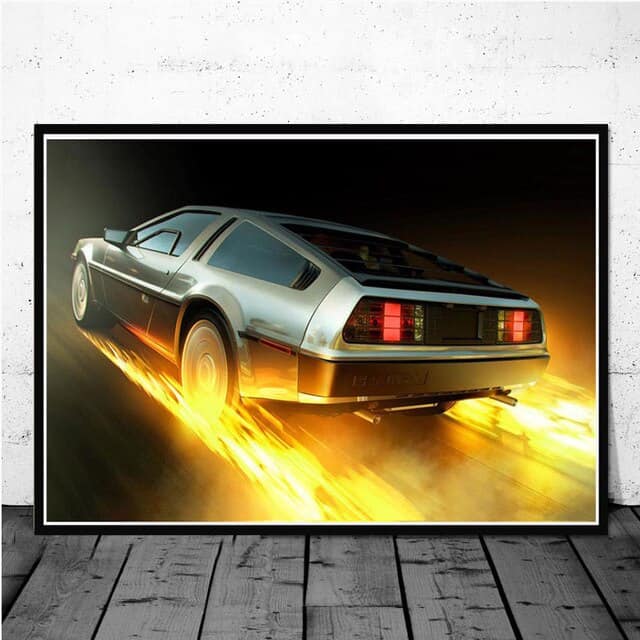 Bilplakater Dmc-12 Delorean