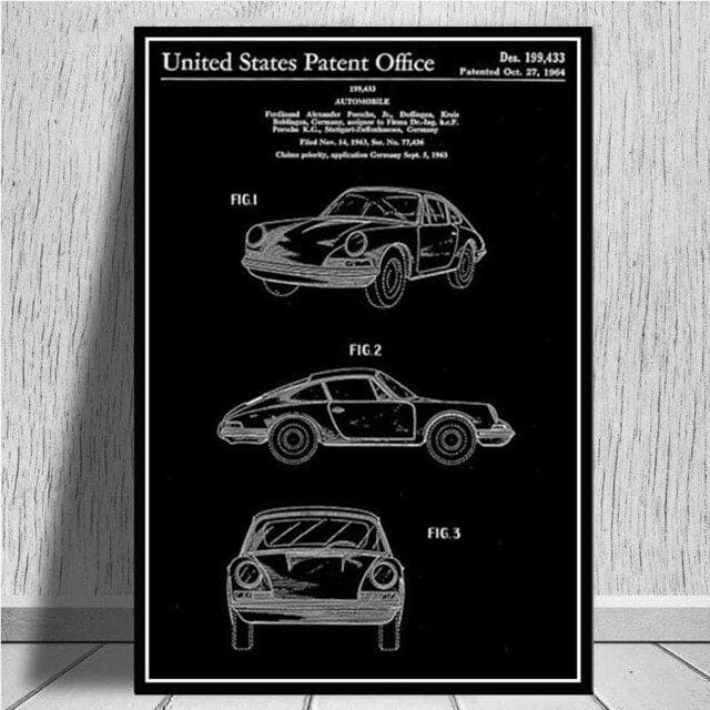 Bilplakater Porsche 911 Classic