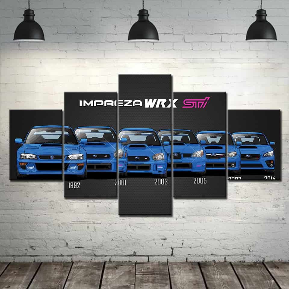 Bilplakater Subaru Impreza