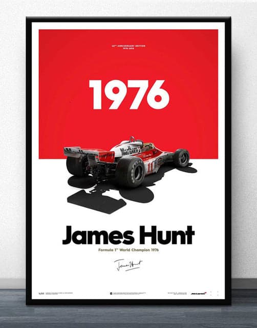 Bilplakater James Hunt