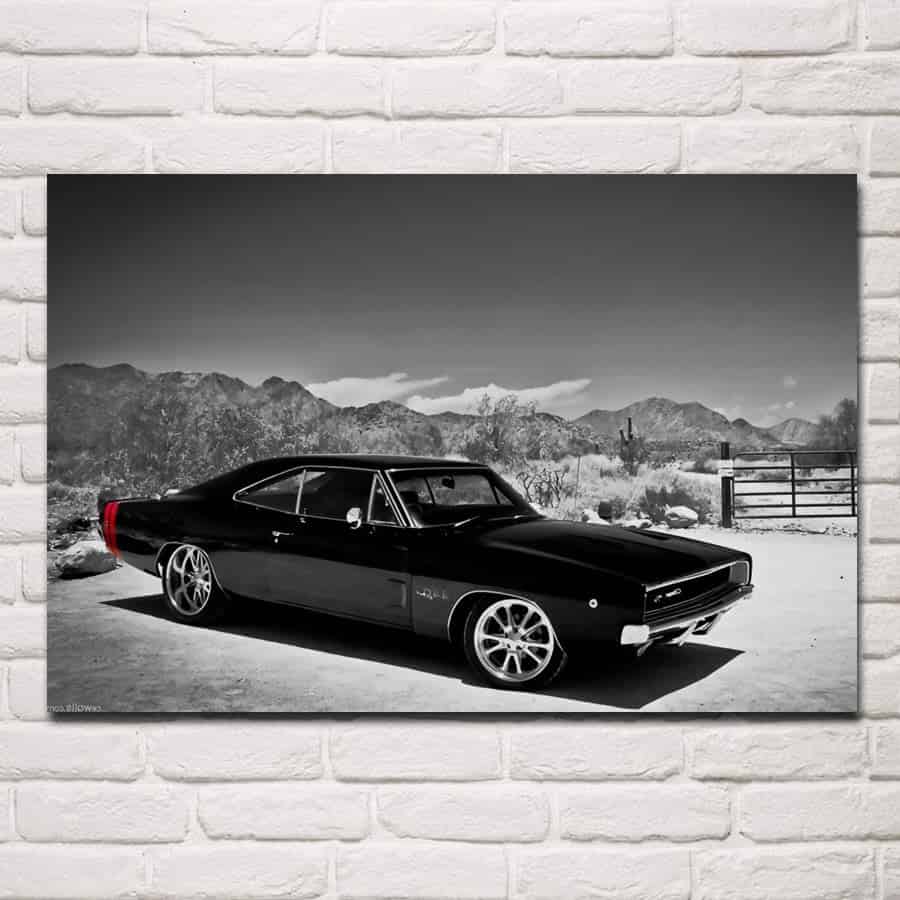 Bilplakater Dodoge Charger 1970