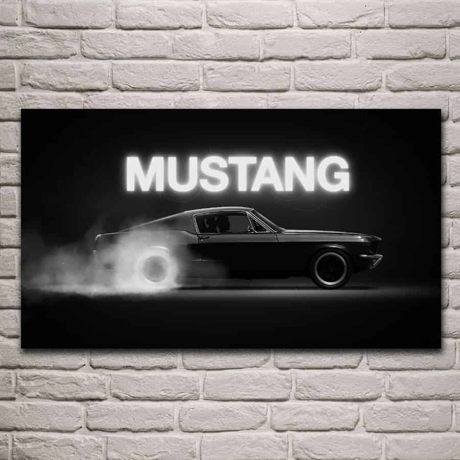 Bilplakater Mustang