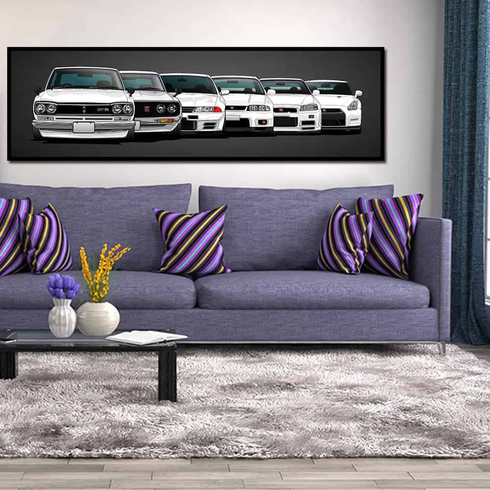 Bilplakater Nissan Gtr Evolution