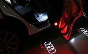 Dørbelysning Audi Logo
