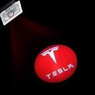 Dørbelysning Tesala Logo Red