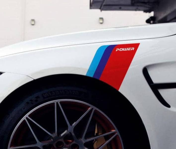 Bmw Klistermærker Mpower Til Forskærm