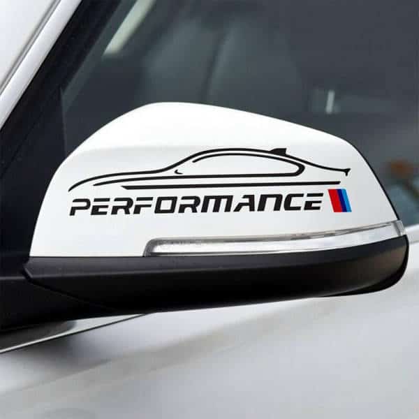 Bmw Klistermærker Performance Til Bakspejl