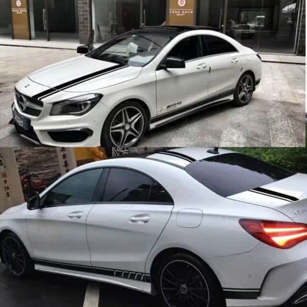 Mercedes Klistermærker Racing Tape
