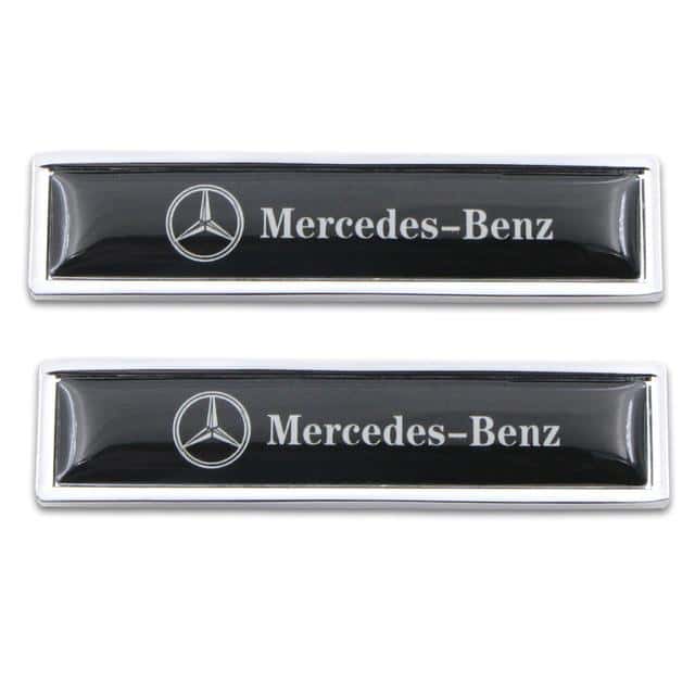 Mercedes Klistermærker Aluminium