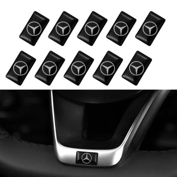 Mercedes Klistermærker Emblem Til Rat