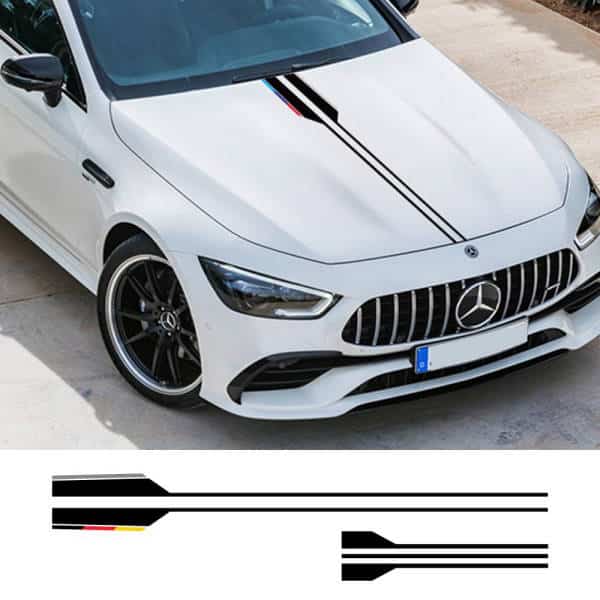 Mercedes Klistermærker Racing Vinyl