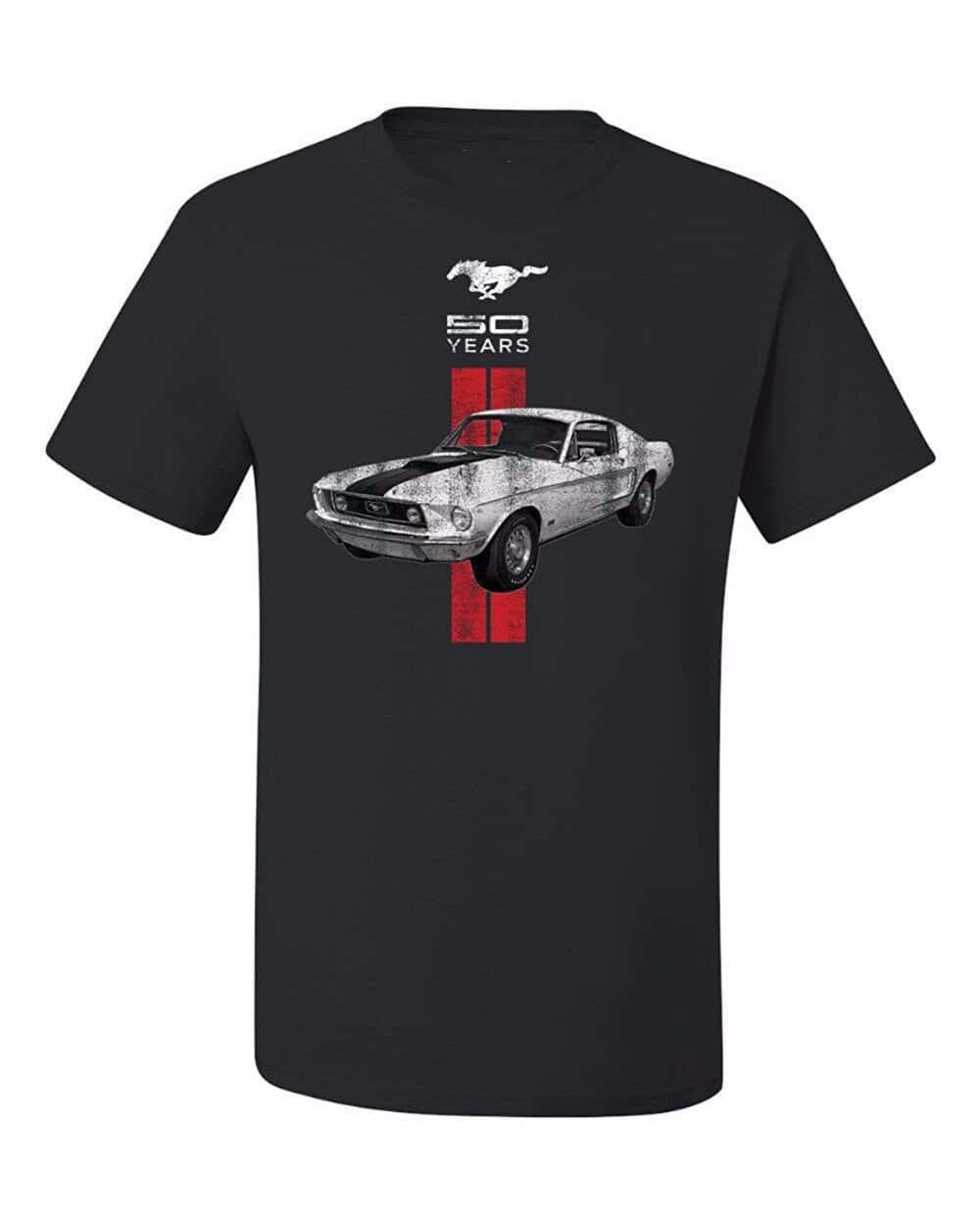 Mustang T Shirt 50 År Gammel