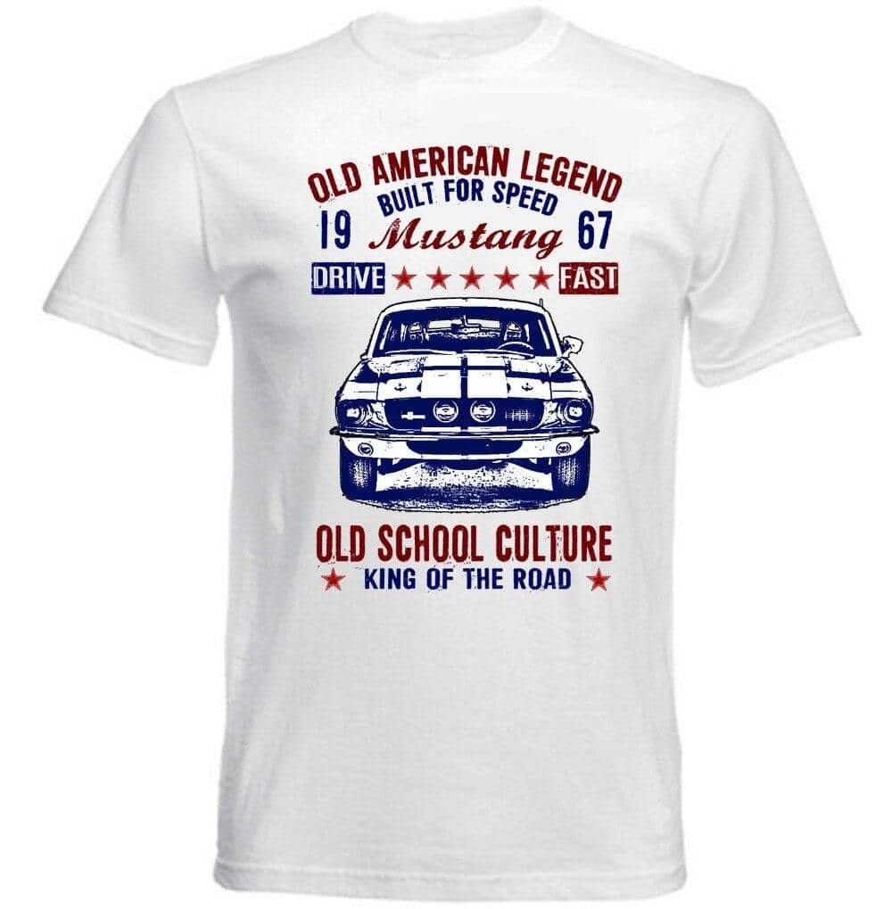 Mustang T Shirt Amerikansk Legende