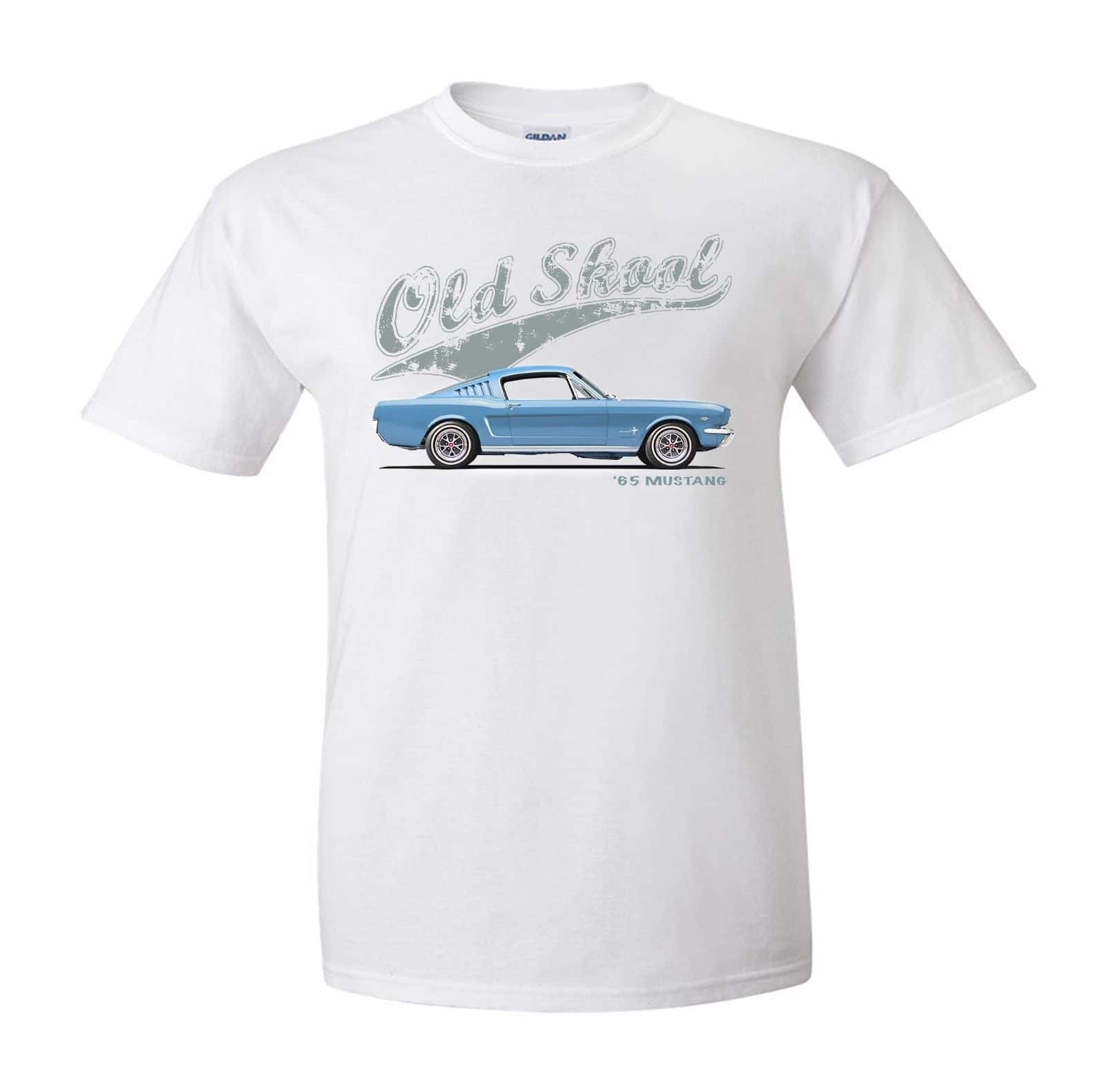 Mustang T Shirt Old School-Generationen