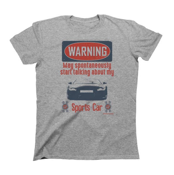 Audi T Shirt Attention Sports Car