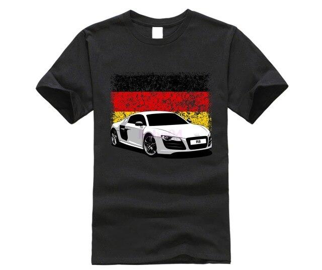 Audi T Shirt R8 German Flag