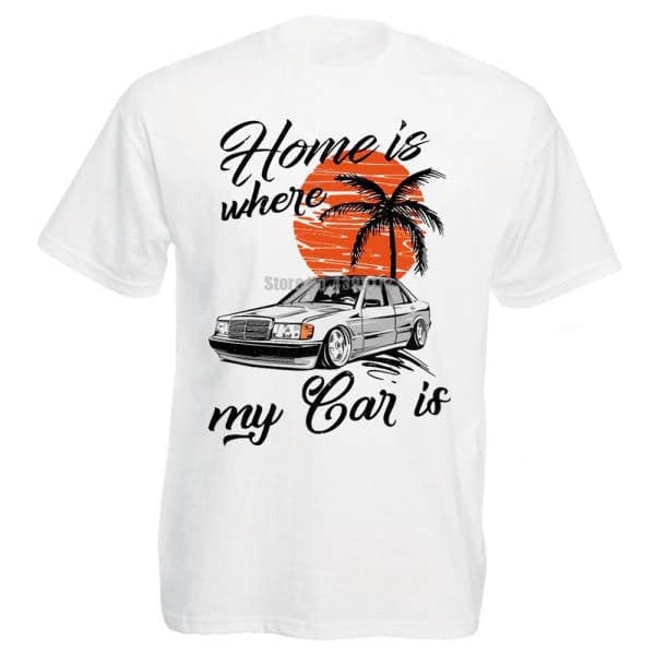 Mercedes T Shirt Min Bil Er Mit Hjem