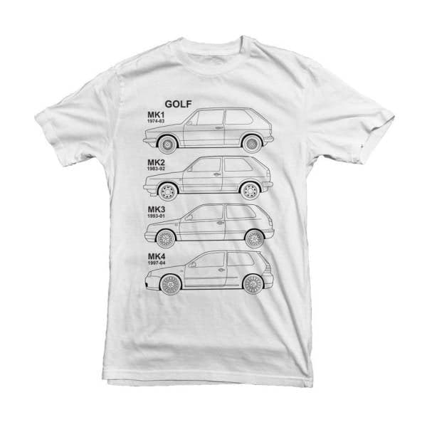 Vw T Shirt Golf Gti Evolution