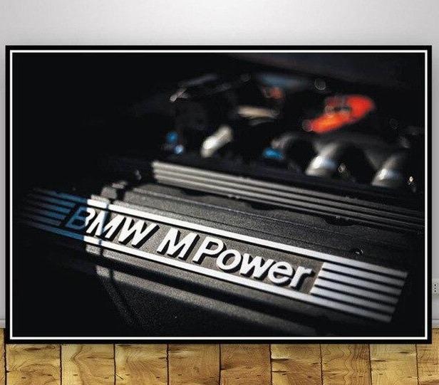 Bilplakater Bmw 6-Cylindret Mpower