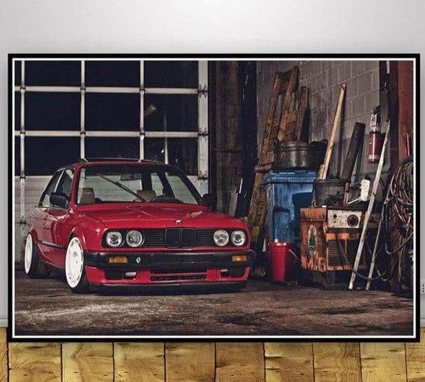Bilplakater Bmw M3 E30