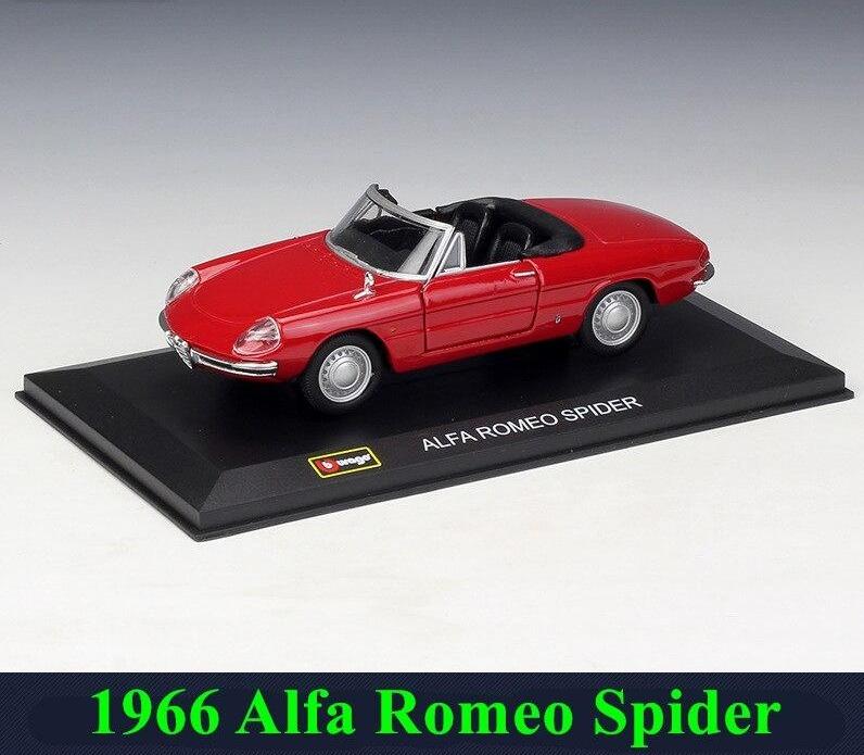 Miniature Biler Alpha Romeo Spider 1966 (1:32)