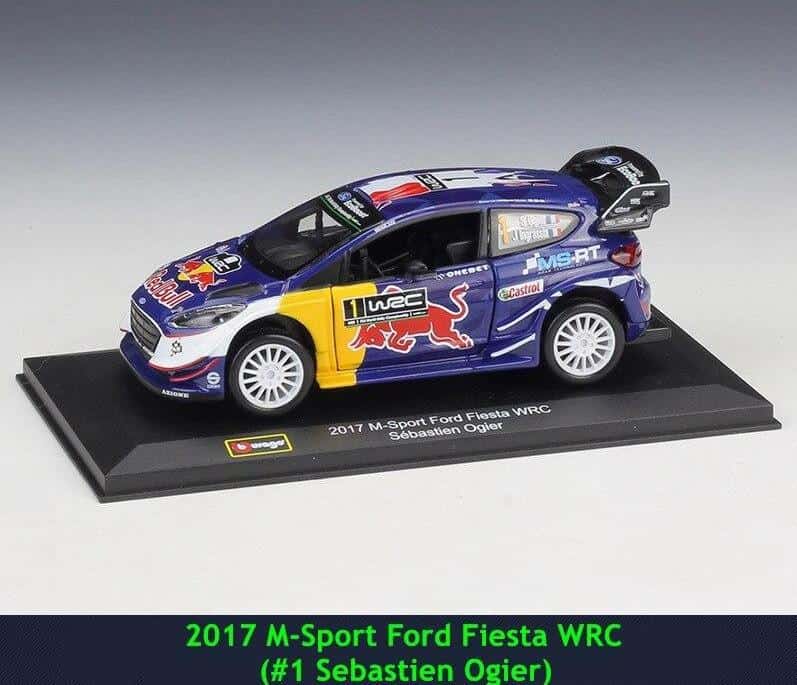 Miniature Biler Ford Fiesta Wrc 2017 (1:32)