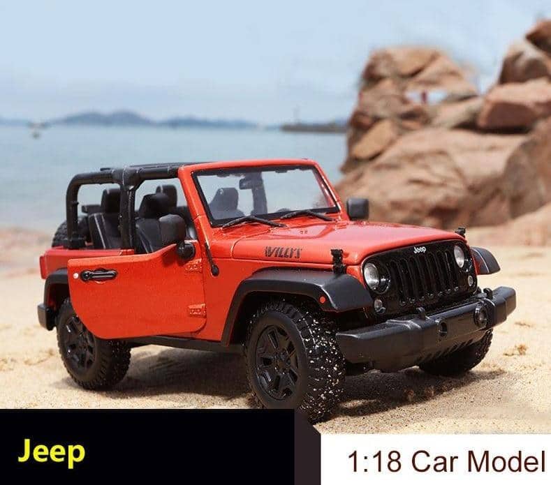 Miniature Biler Jeep Wrangler (1:18)