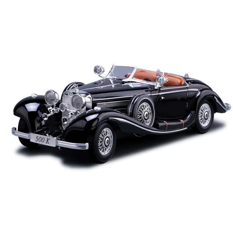 Miniature Biler Mercedes 500K (1:18)