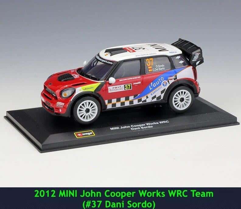 Miniature Biler Mini Jcw Wrc 2012 (1:32)